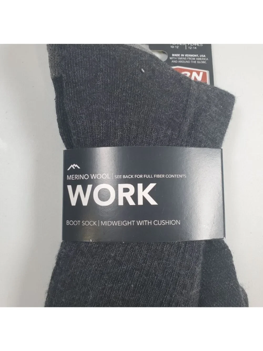 Darn Tough Work Midweight Cushioned Boot Socks Men Size Large New Merino Wool